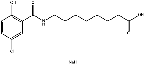 N-(5-氯水杨酰基)-8-氨基辛酸二钠盐 
