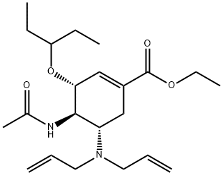 (3R,4R,5S)-ethyl 4-acetamido-5-(diallylamino)-3-(pentan-3-yloxy)cyclohex-1-enecarboxylate