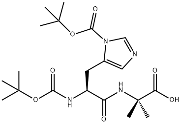 Alanine, N,3-bis[(1,1-dimethylethoxy)carbonyl]-L-histidyl-2-methyl-